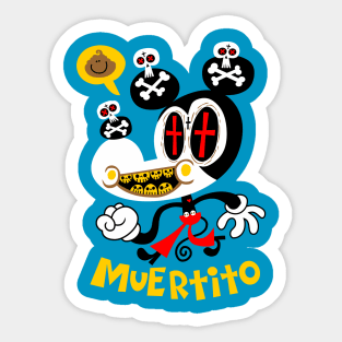 MUERTITO MOUSE Sticker